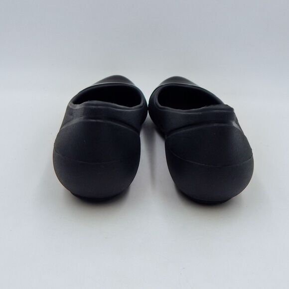 Crocs Women's Gianna Alice Black Ballet Flats Black Cap Toe Shoe Size 8 Slip On - Picture 5 of 13